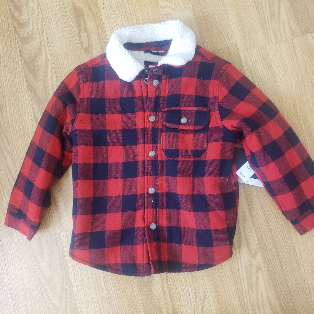 4t boys sherpa jacket
